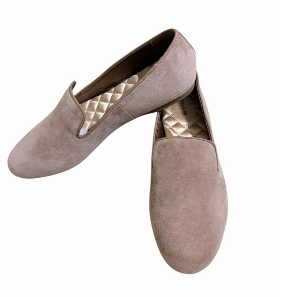 Birdies Shoes - Birdies The New Starling Slipper Latte Suede Flats Minimalist Women's Size 9